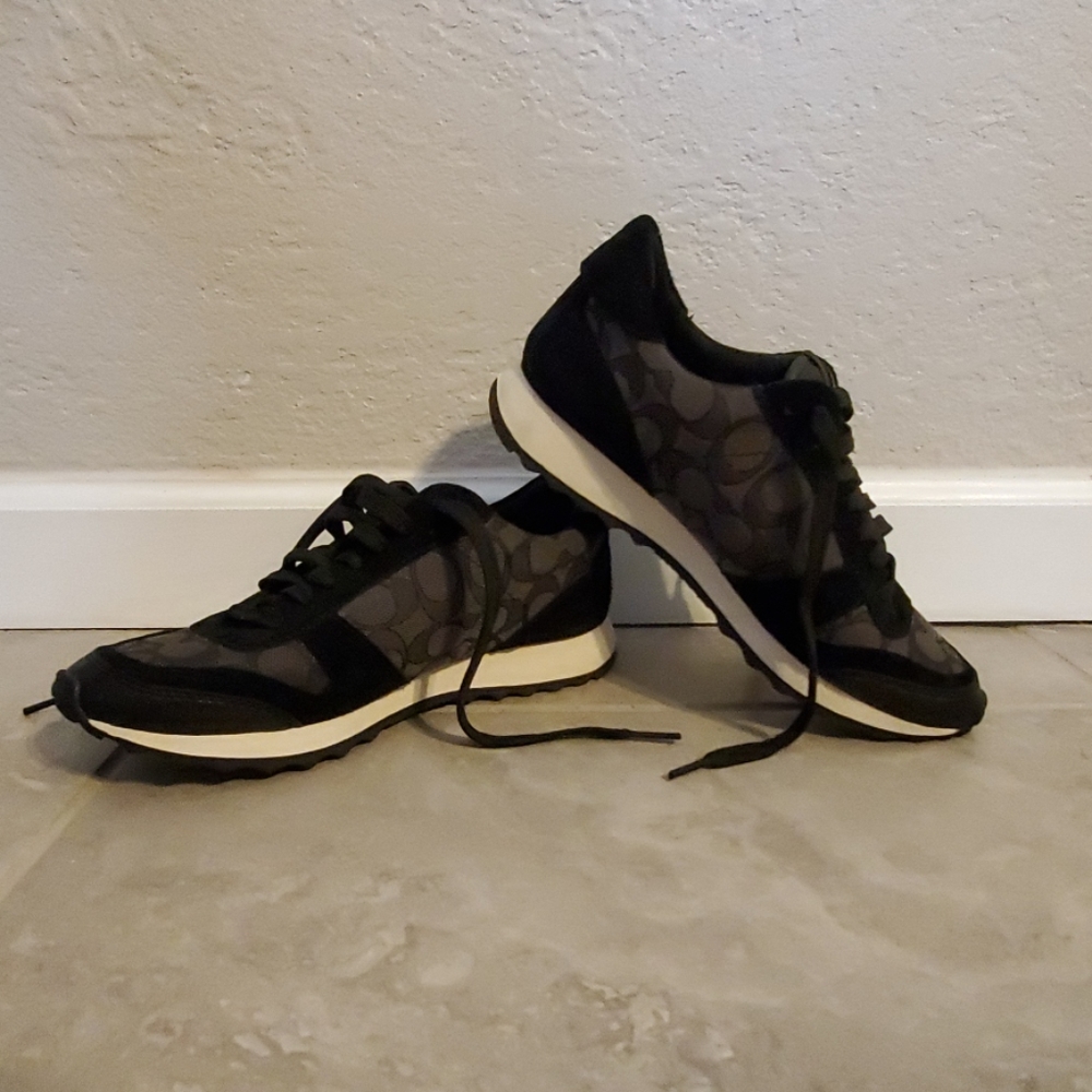 Coach tennis shoes.
